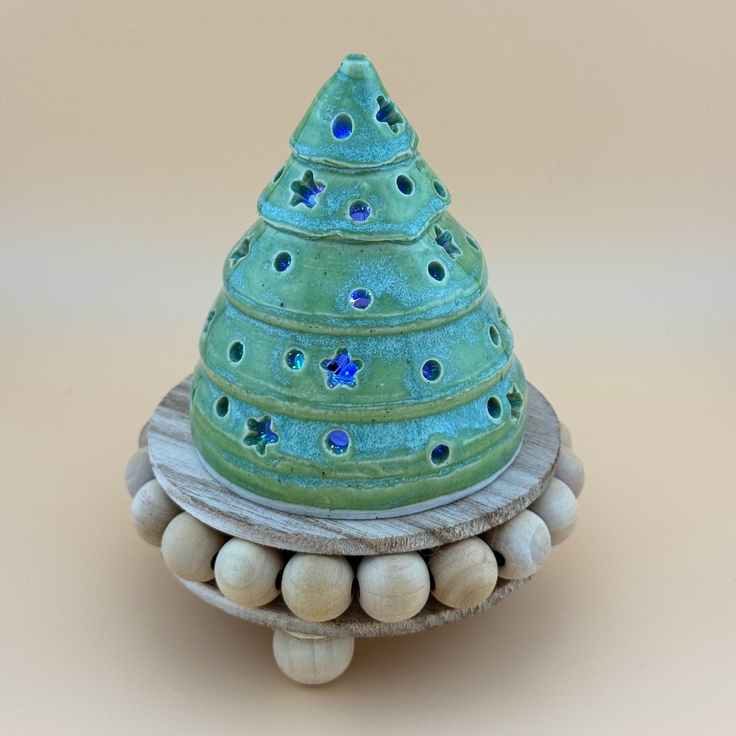 Ceramic Christmas Tree with Lights