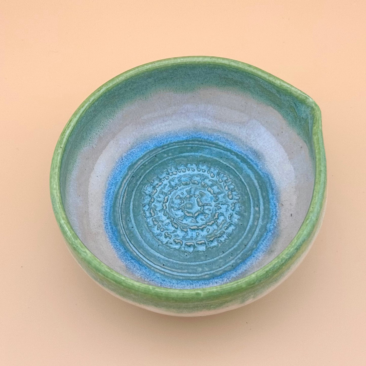 Garlic Grater Bowl Teal