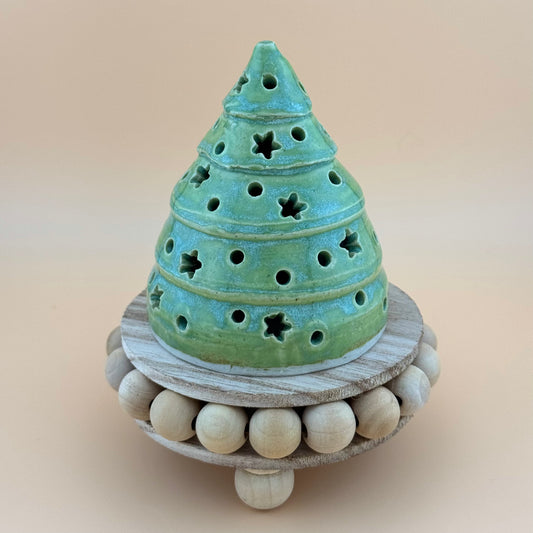 Ceramic Christmas Tree with Lights